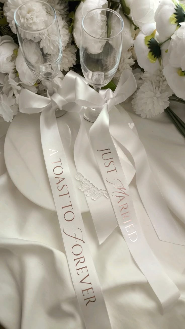 Personalized Wedding Bouquet Ribbons - Image 2