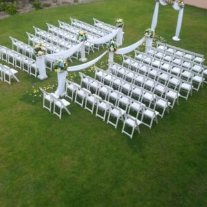 Natural Wooden Folding Chair Rental