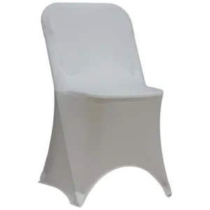 White Folding Chair Cover Rental